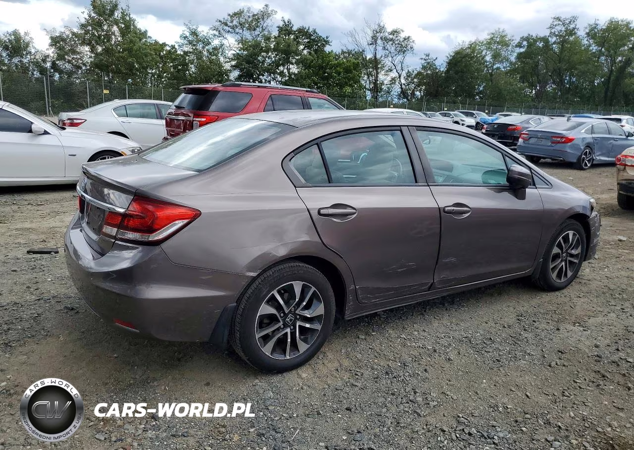 2014 Honda Civic Ex VIN:2HGFB2F8XEH523432 - 3