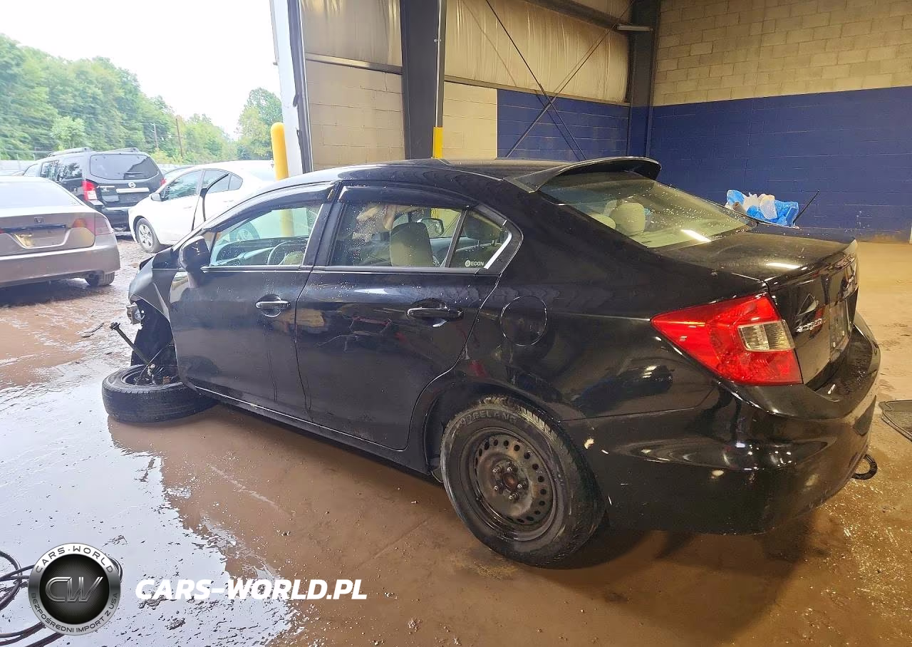 2012 Honda Civic Lx VIN:19XFB2F51CE307661 - 2