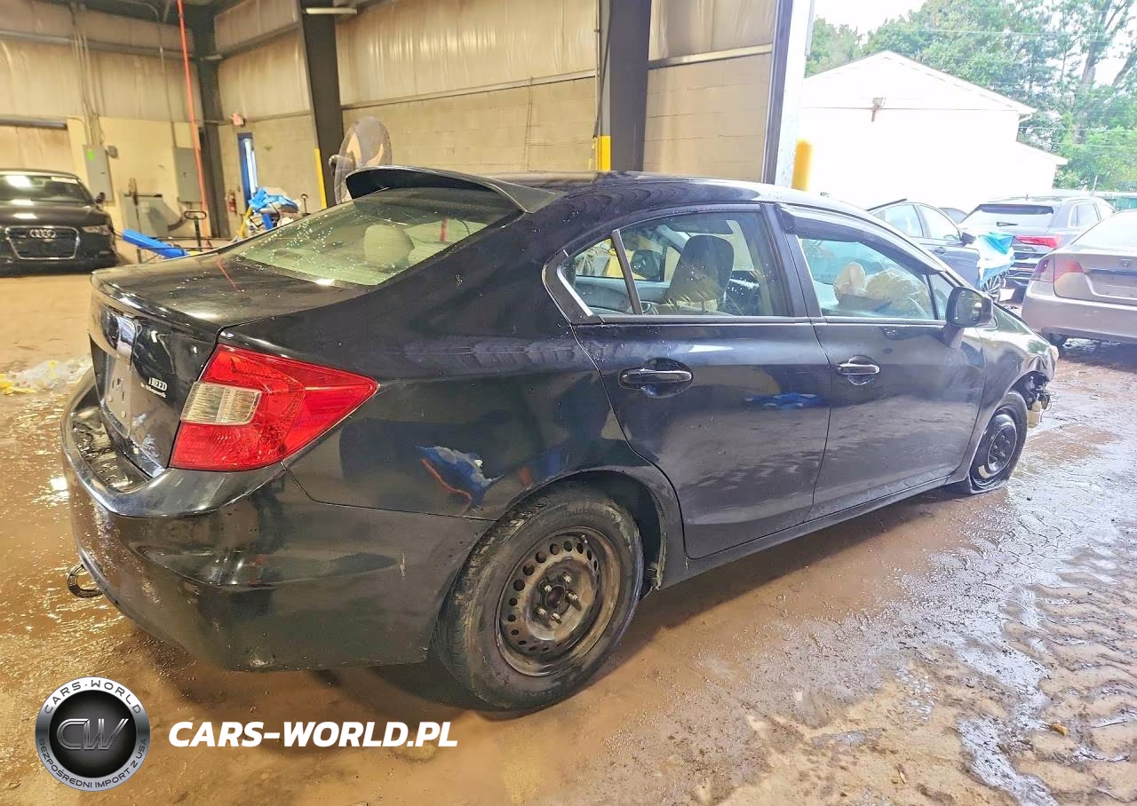 2012 Honda Civic Lx VIN:19XFB2F51CE307661 - 3