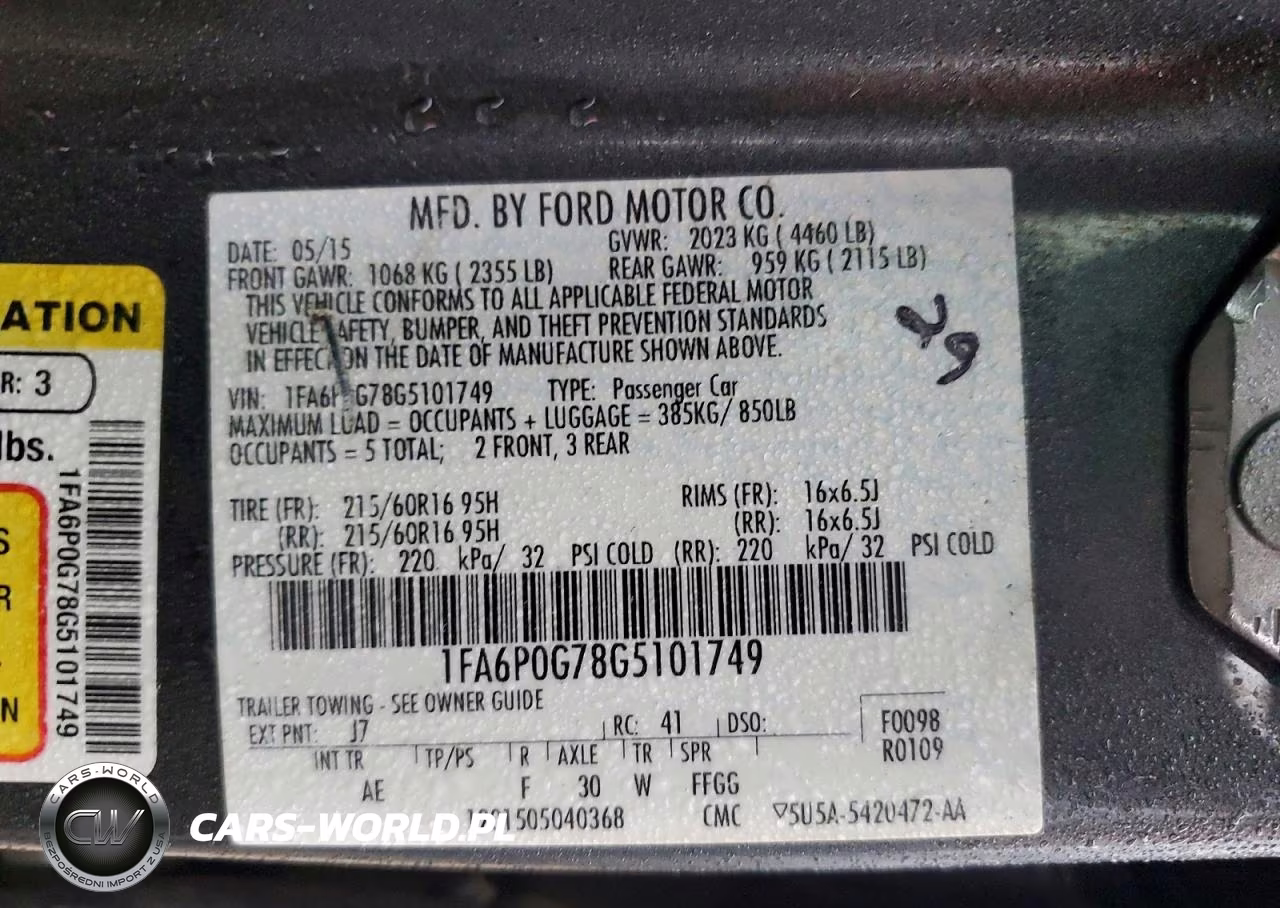 2016 Ford Fusion S VIN:1FA6P0G78G5101749 - 12