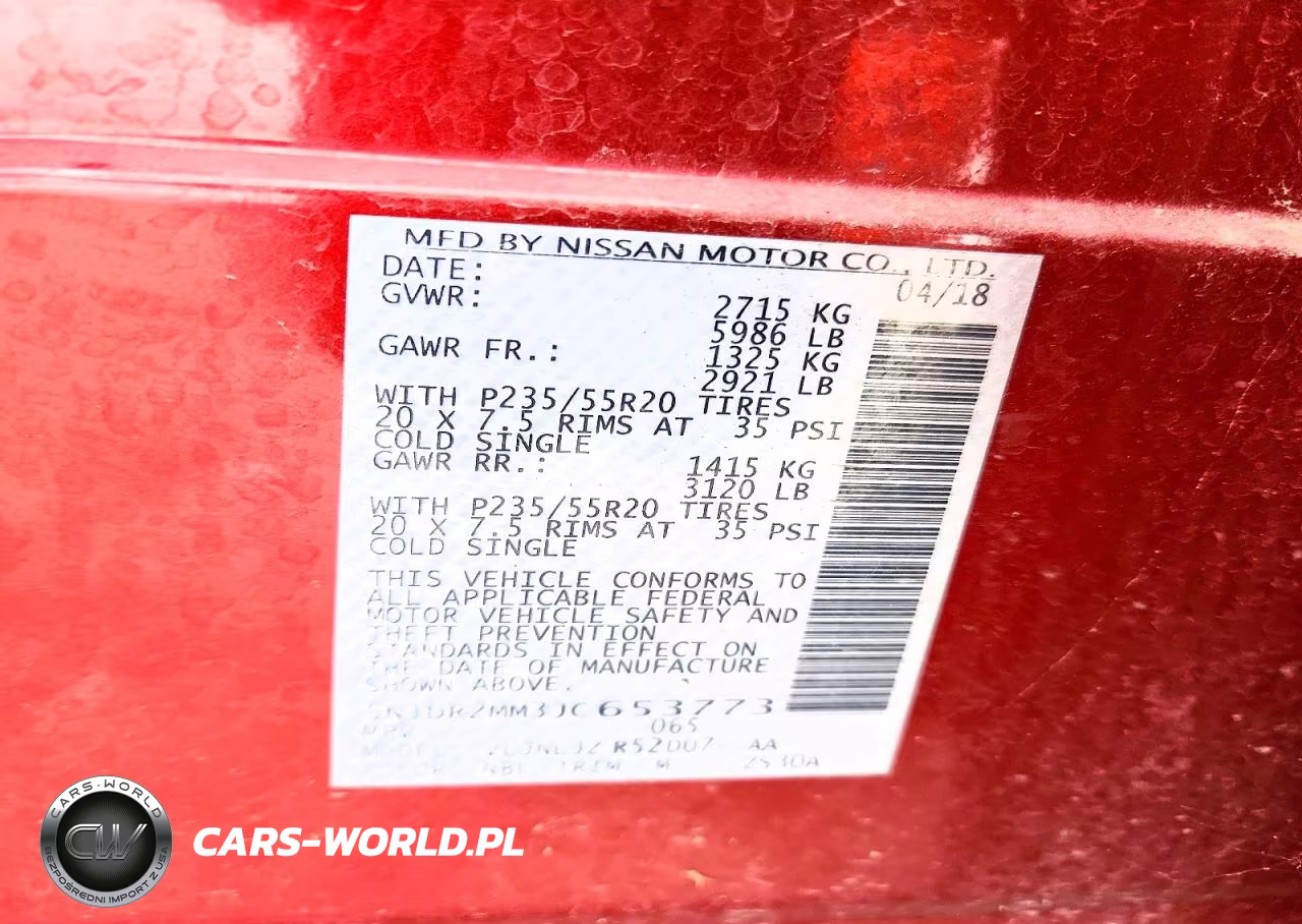 2018 Nissan Pathfinder Platinum VIN:5N1DR2MM3JC653773 - 13