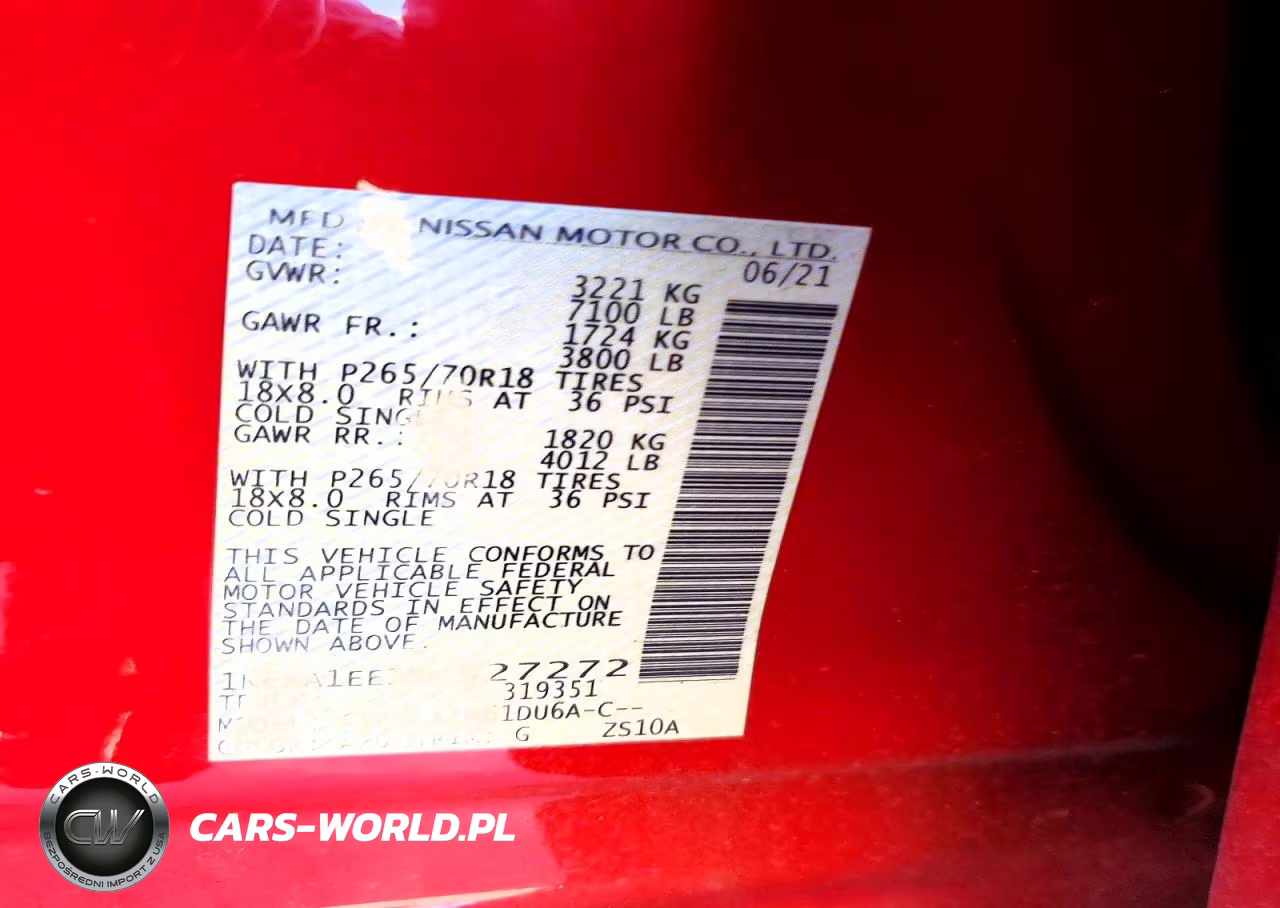 2021 Nissan Titan S VIN:1N6AA1EE1MN527272 - 13