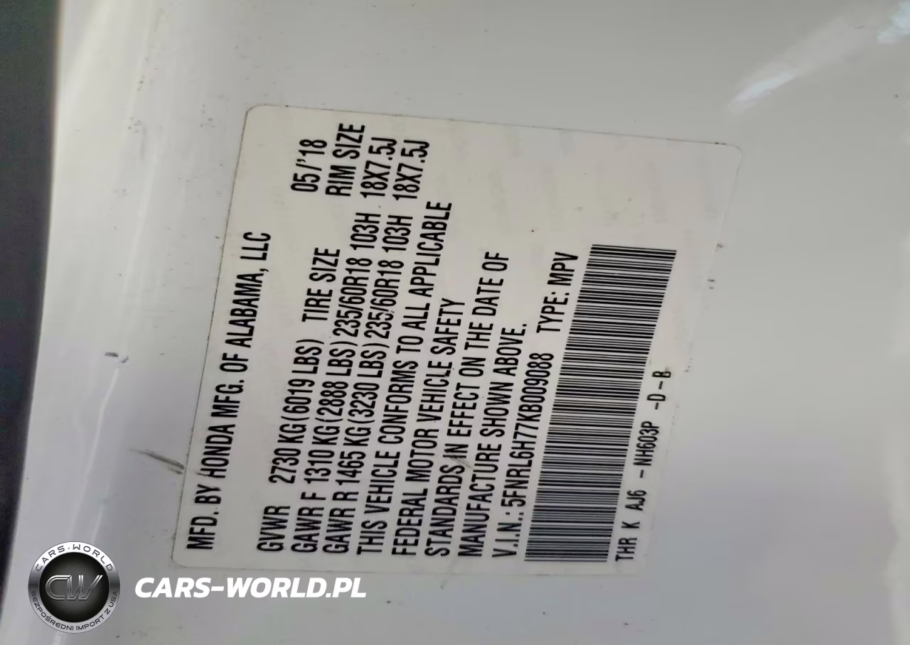 2019 Honda Odyssey Exl VIN:5FNRL6H77KB009088 - 13