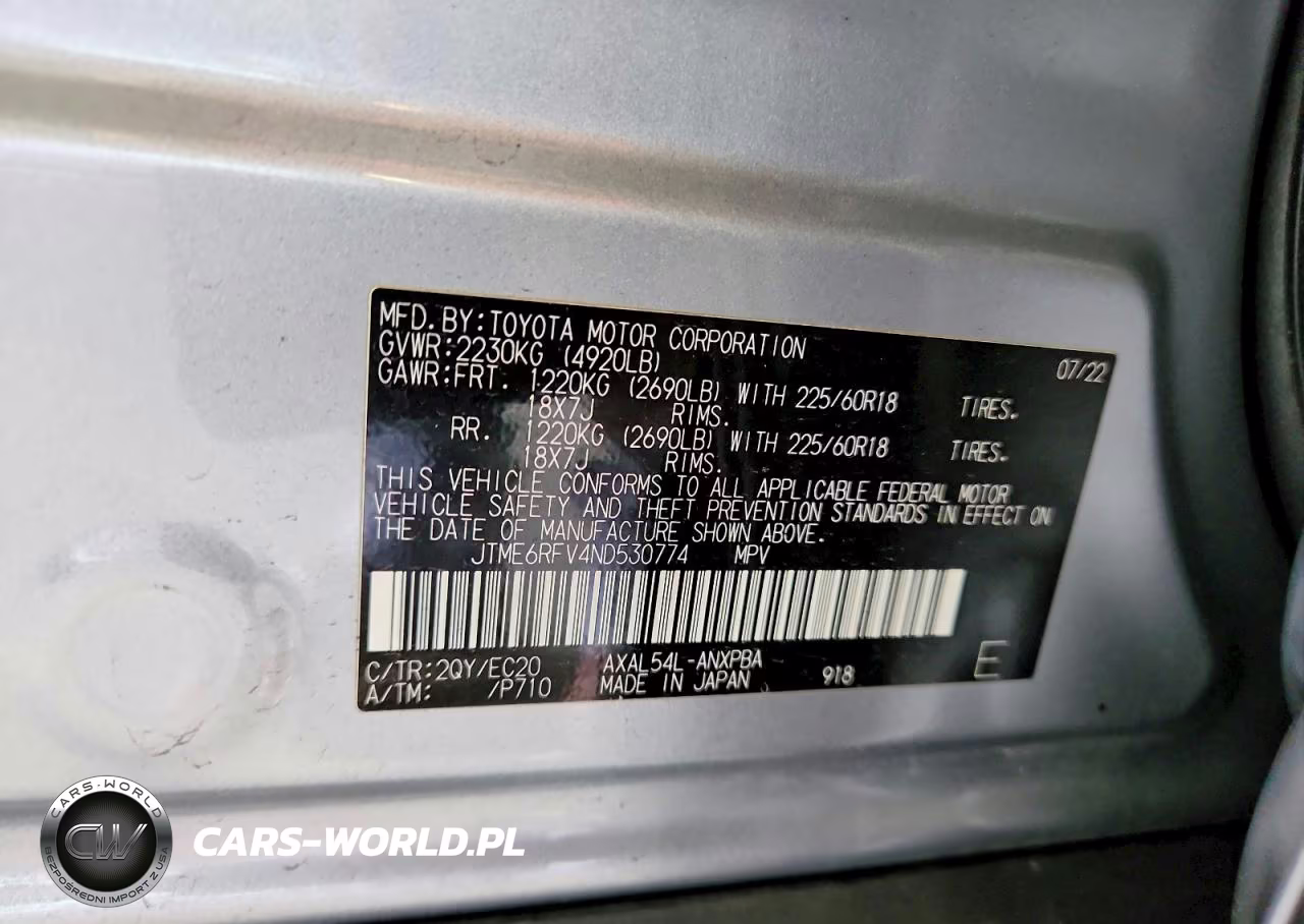 2022 Toyota Rav4 Xse VIN:JTME6RFV4ND530774 - 13