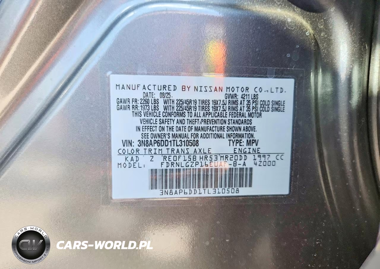 2019 Nissan Kicks Sr VIN:3N8AP6DD1TL310508 - 13