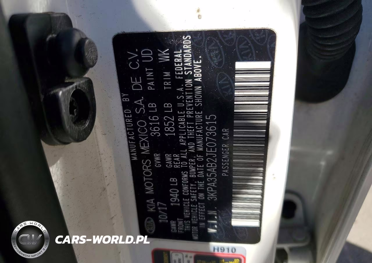 2018 Kia Rio Ex VIN:3KPA35AB2JE073615 - 12