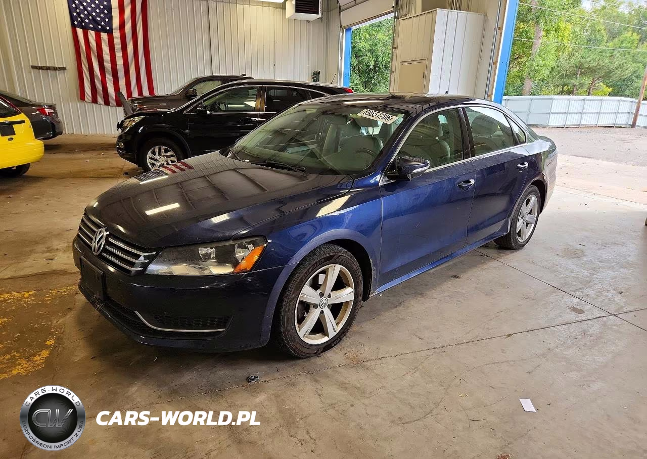 2012 Volkswagen Passat Se VIN:1VWBH7A3XCC045305 - 1