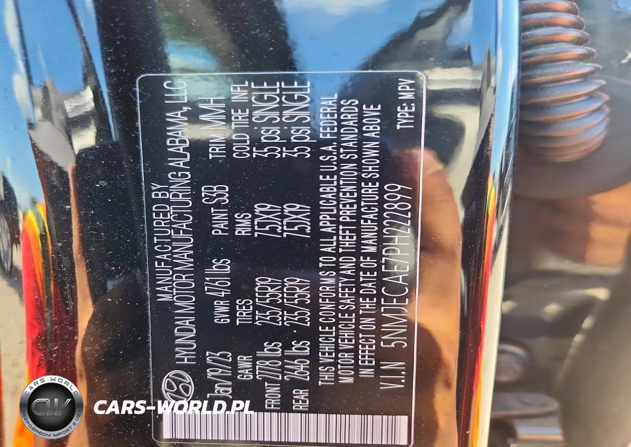 2023 Hyundai Tucson Limited VIN:5NMJECAE7PH222899 - 13