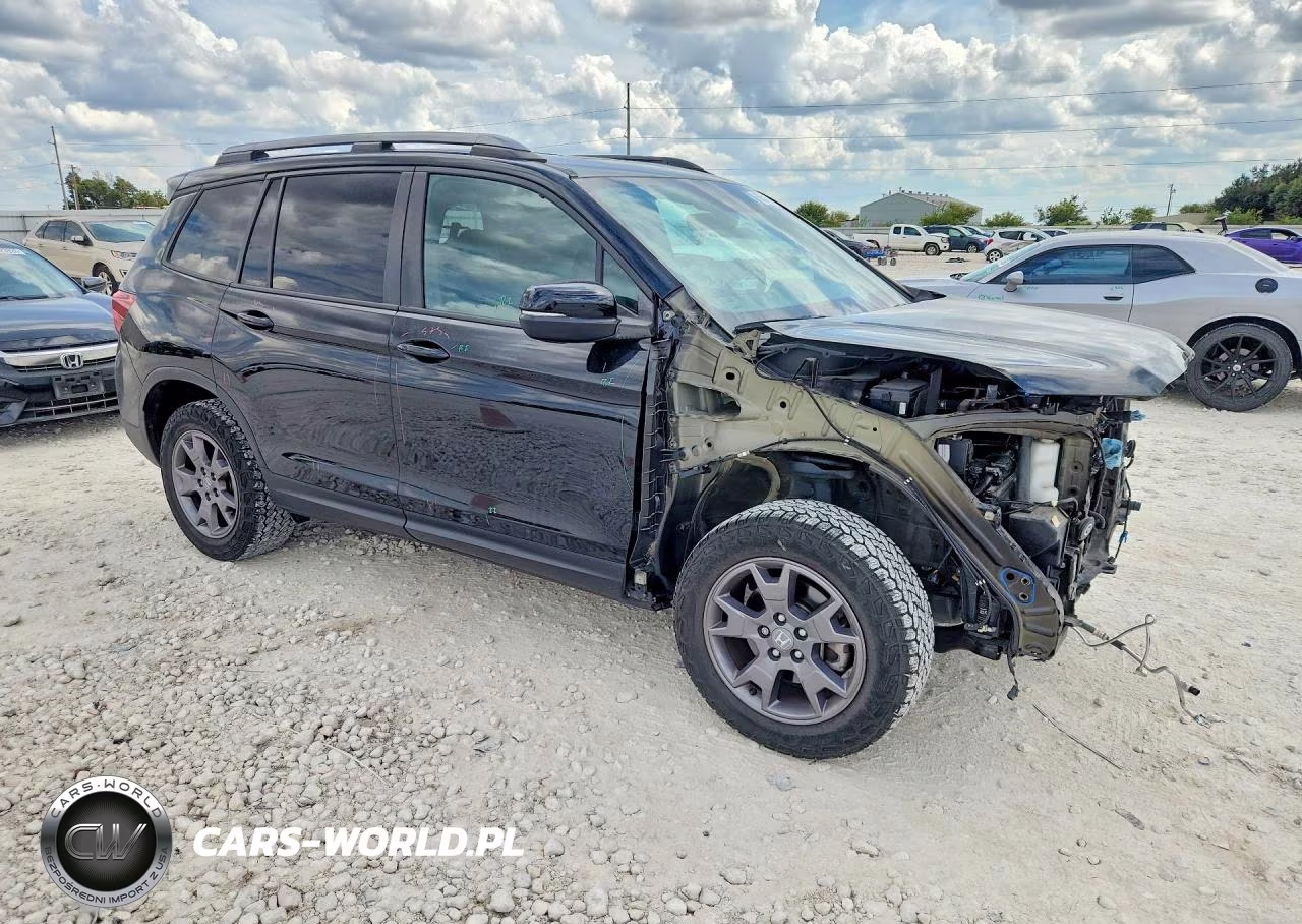 2024 Honda Passport Trail Sport VIN:5FNYF8H65RB007551 - 4