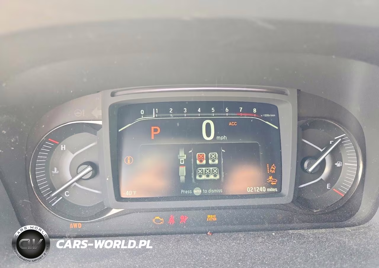 2024 Honda Passport Trail Sport VIN:5FNYF8H65RB007551 - 9