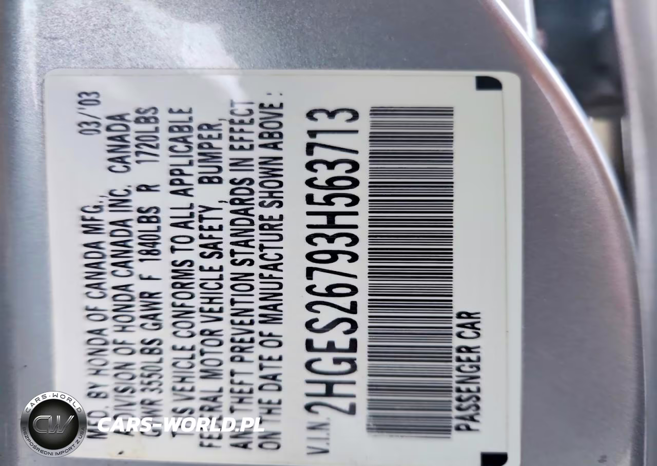 2003 Honda Civic Ex VIN:2HGES26793H563713 - 12