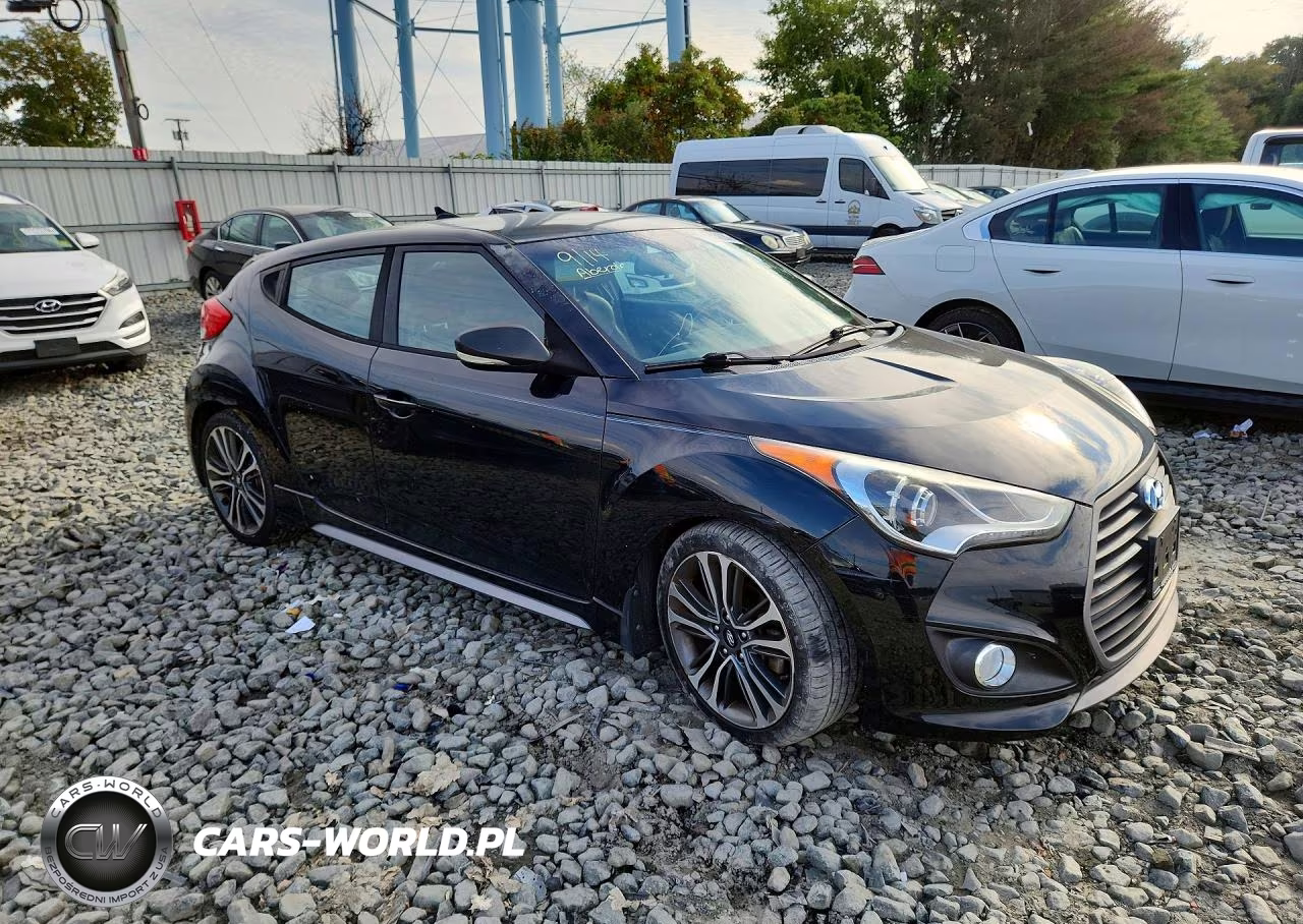 2016 Hyundai Veloster Turbo VIN:KMHTC6AE6GU273850 - 4