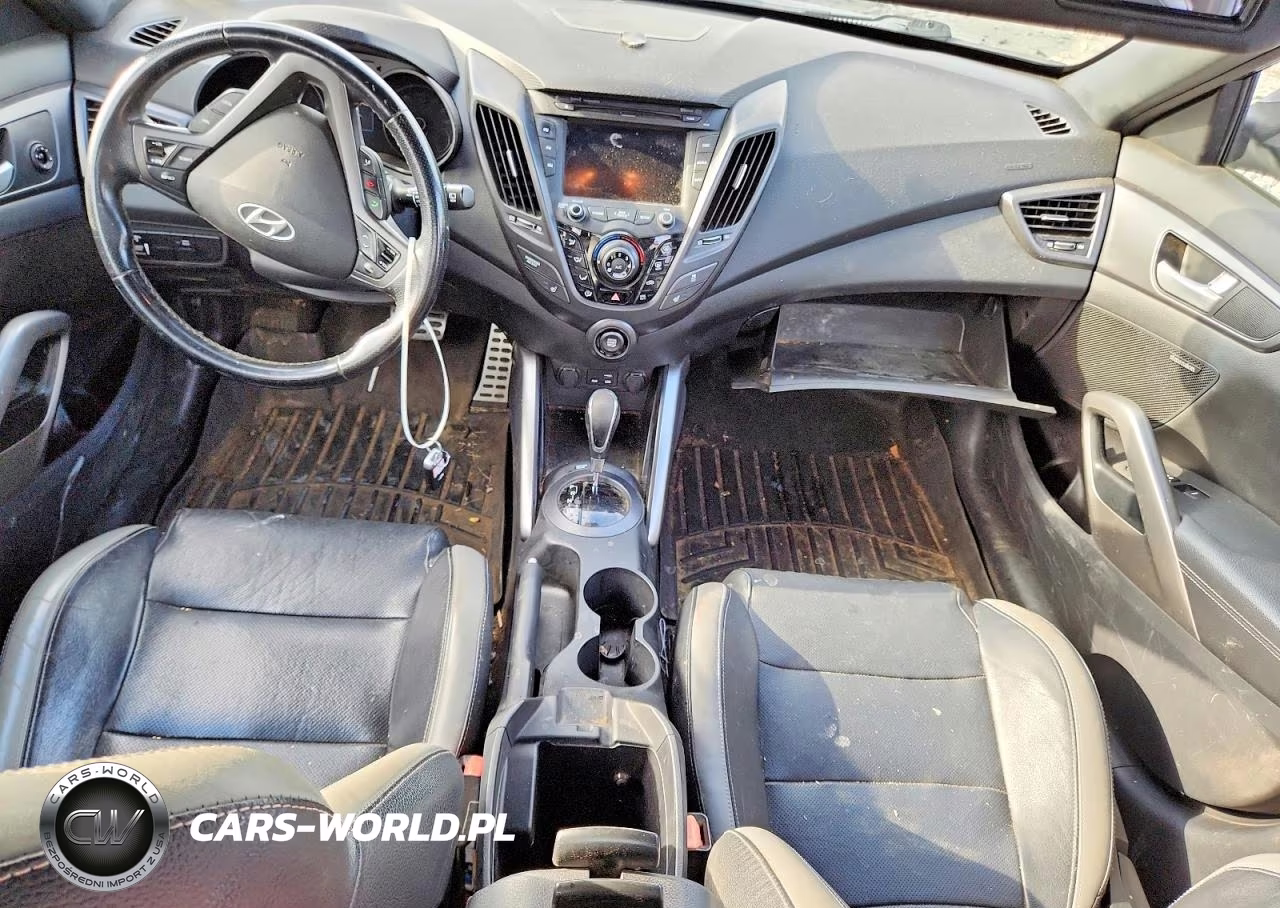 2016 Hyundai Veloster Turbo VIN:KMHTC6AE6GU273850 - 8
