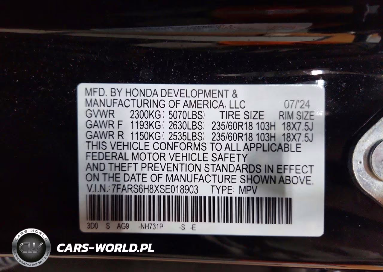 2025 Honda Cr-V Sport-L VIN:7FARS6H8XSE018903 - 13