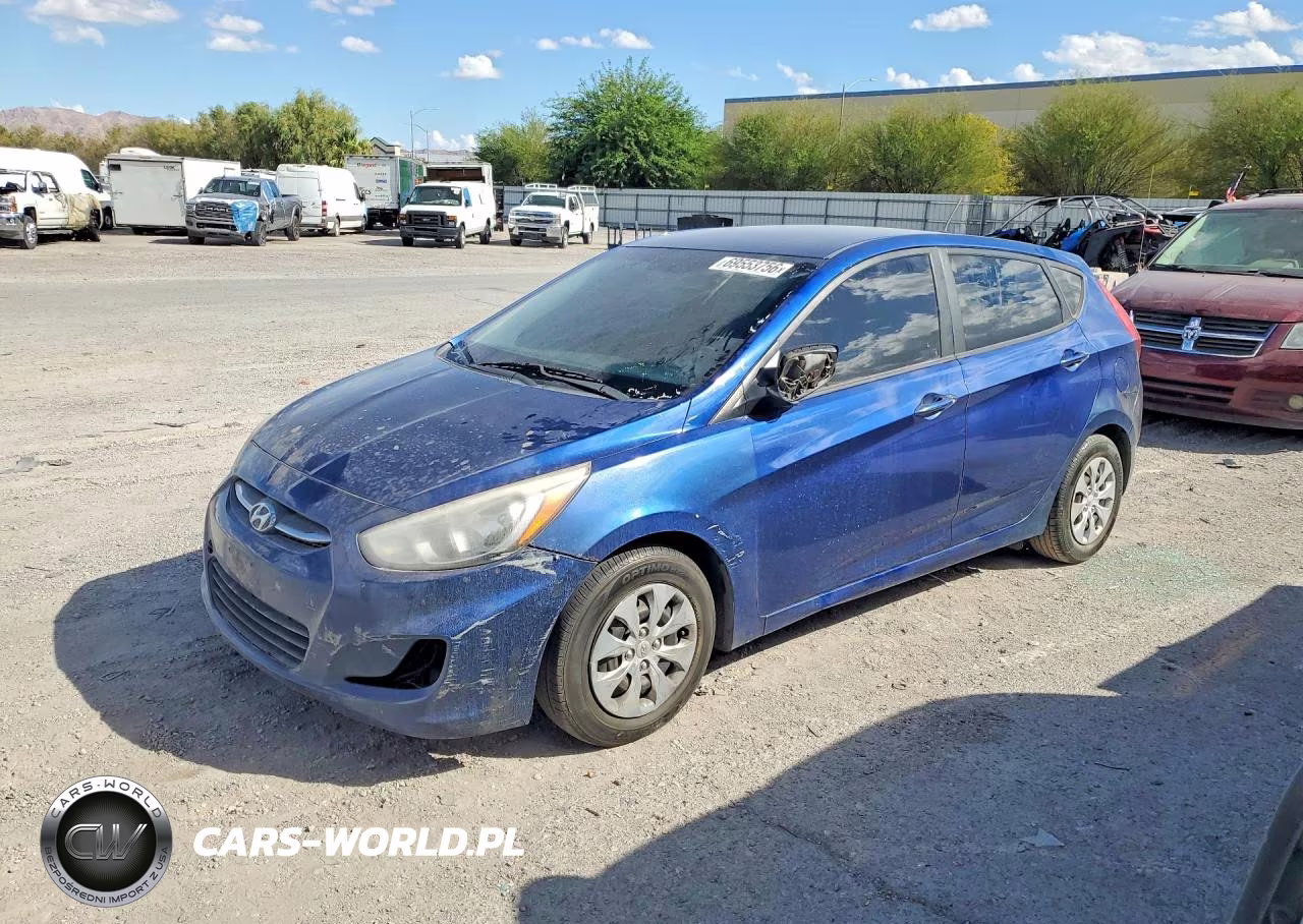 2015 Hyundai Accent Gs VIN:KMHCT5AEXFU204538 - 1