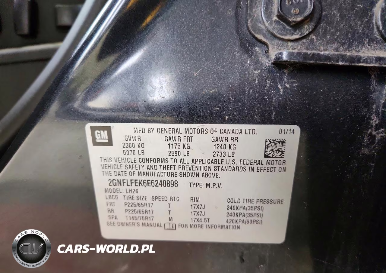 2014 Chevrolet Equinox Lt VIN:2GNFLFEK6E6240898 - 13