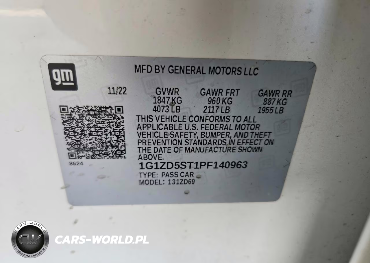2023 Chevrolet Malibu Lt VIN:1G1ZD5ST1PF140963 - 12