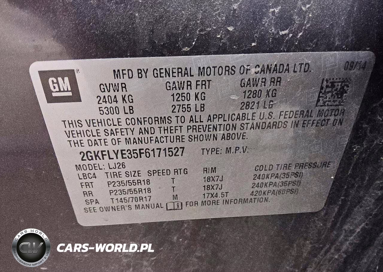 2015 GMC Terrain Slt VIN:2GKFLYE35F6171527 - 12