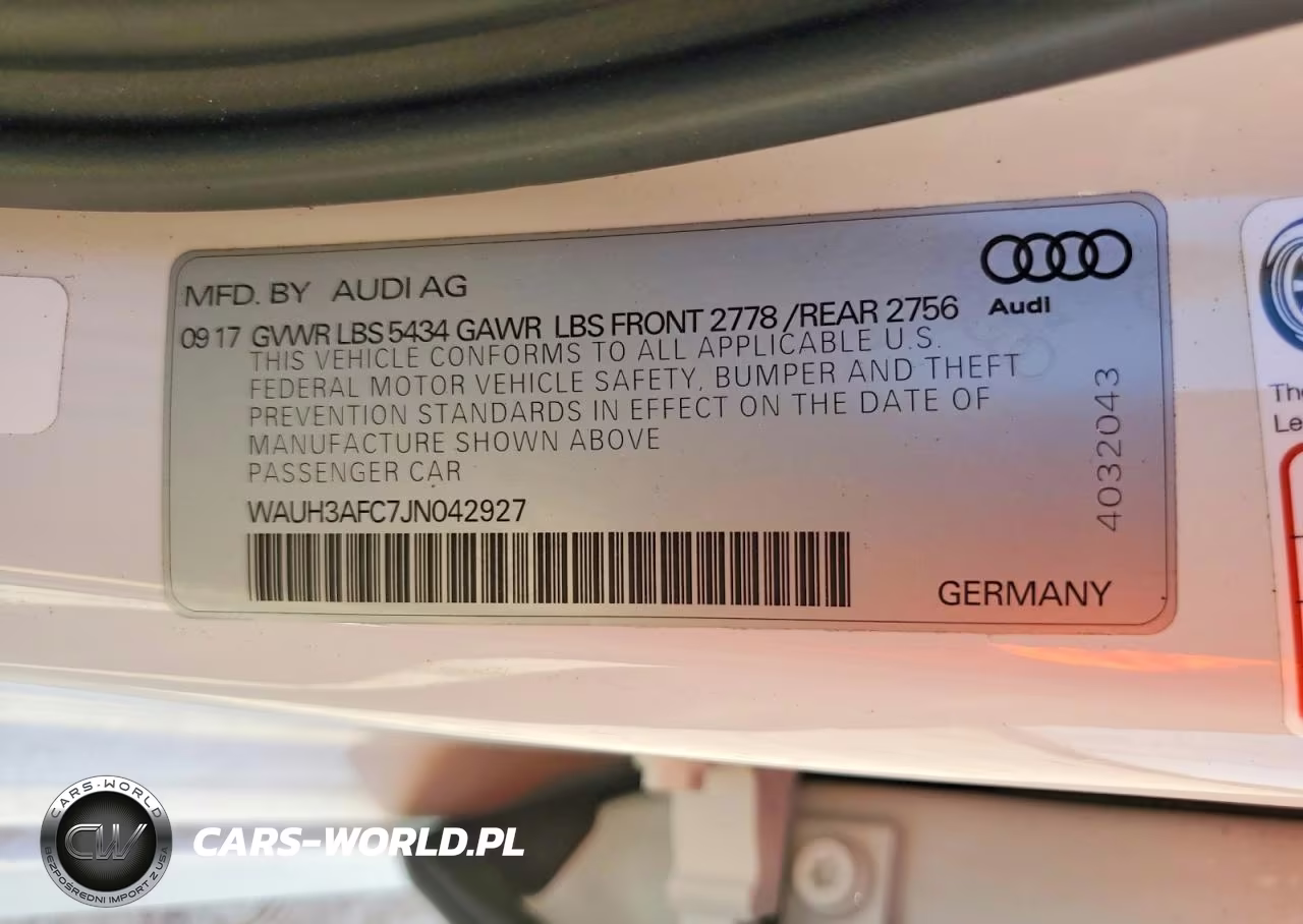 2018 Audi A6 Prestige VIN:WAUH3AFC7JN042927 - 12