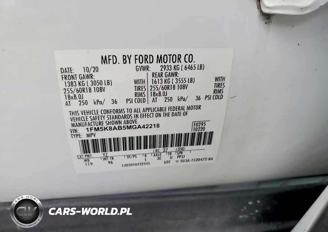 2021 Ford Explorer Police Interceptor VIN:1FM5K8AB5MGA42218 - 13