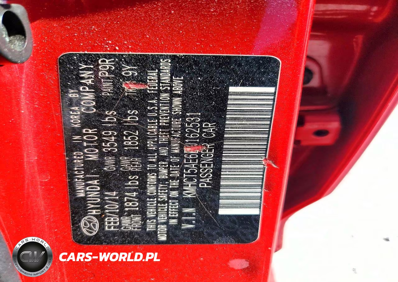 2014 Hyundai Accent Gs VIN:KMHCT5AE6EU162531 - 13