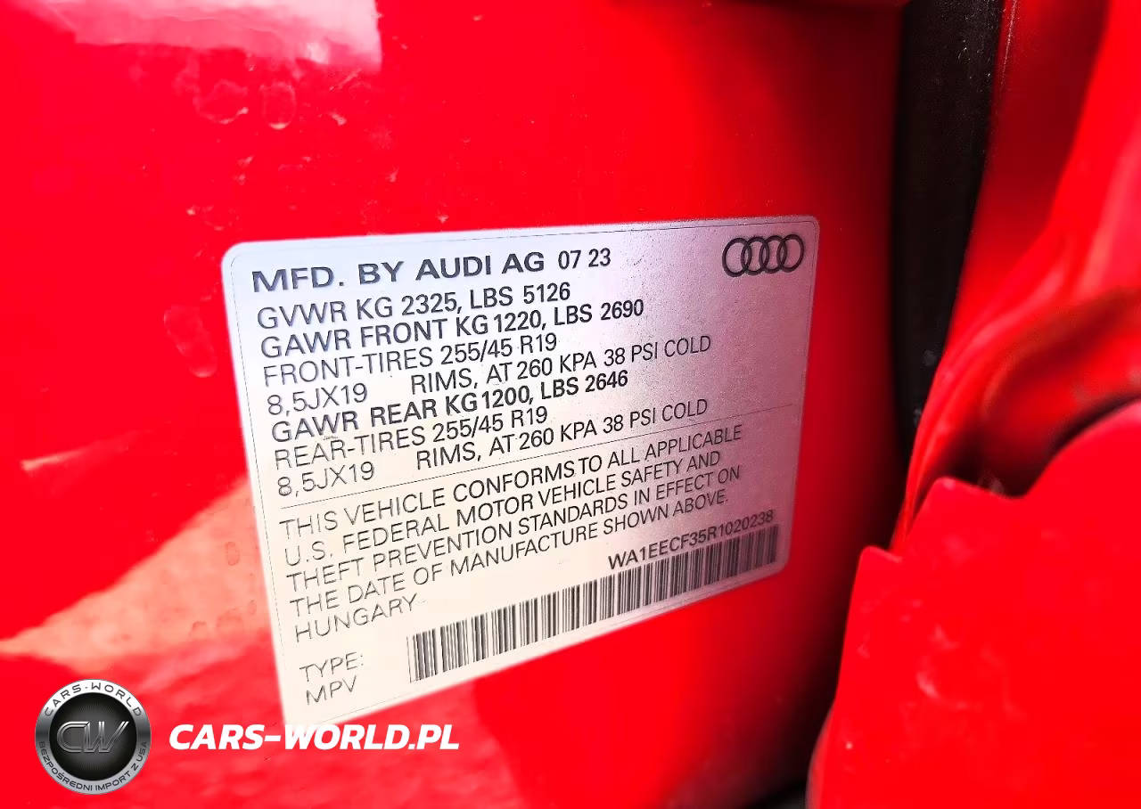 2024 Audi Q3 Premium Plus S Line 45 VIN:WA1EECF35R1020238 - 14