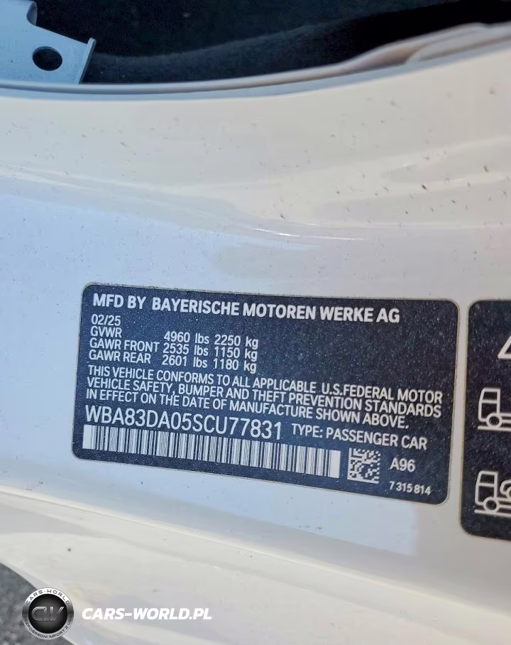 2025 BMW M440Xi VIN:WBA83DA05SCU77831 - 12