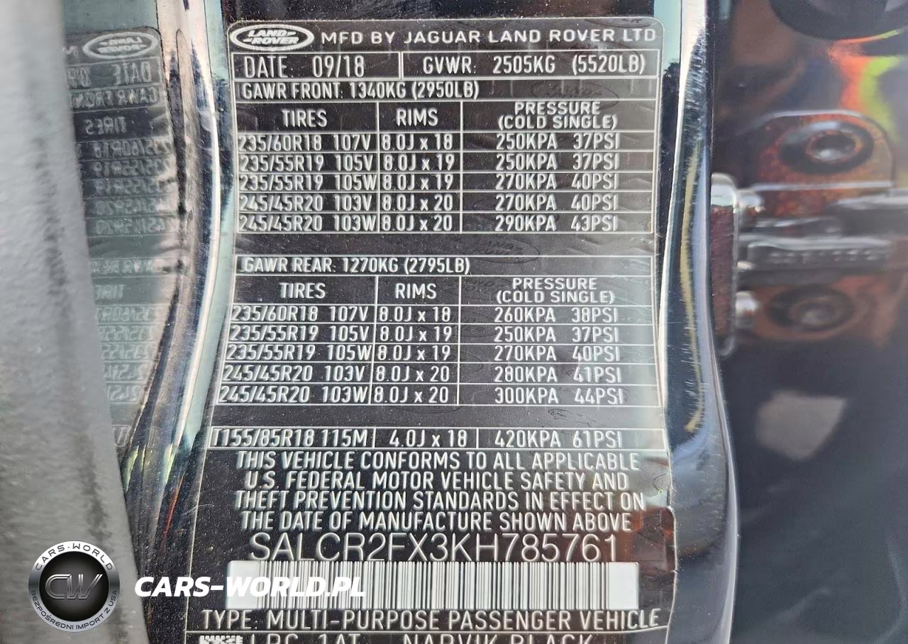2019 Land Rover Discovery Sport Hse VIN:SALCR2FX3KH785761 - 13