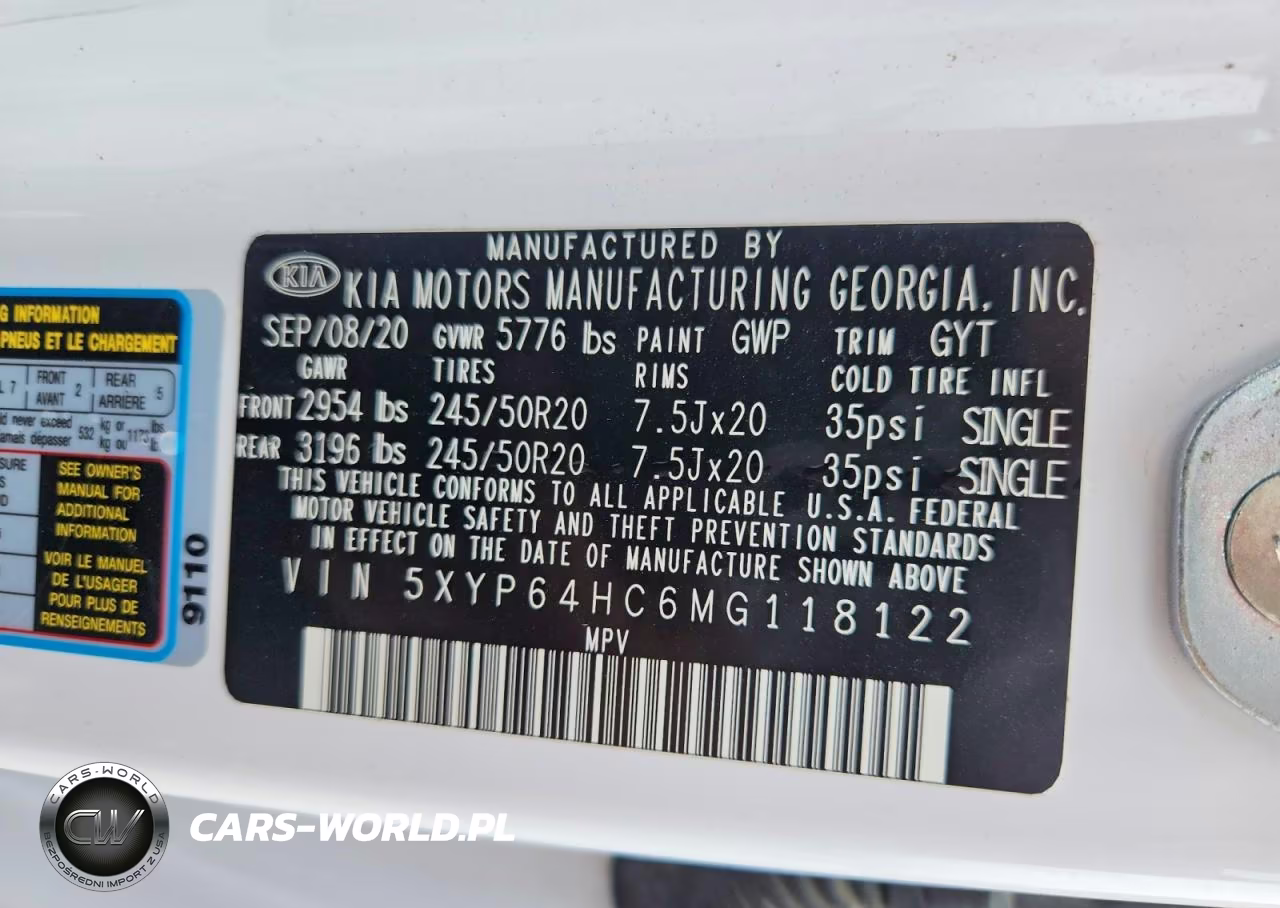 2021 Kia Telluride S VIN:5XYP64HC6MG118122 - 13