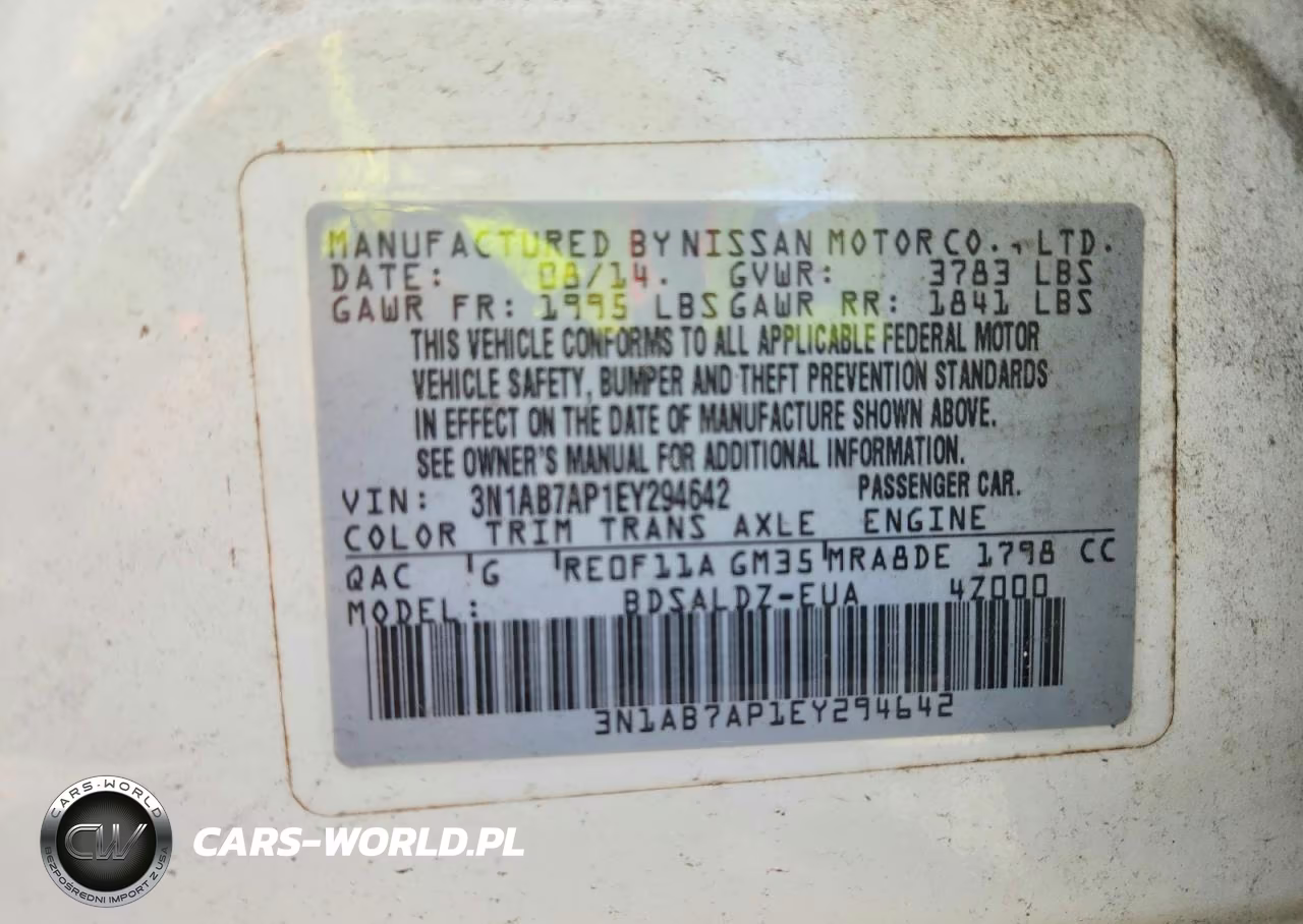 2014 Nissan Sentra Sv VIN:3N1AB7AP1EY294642 - 12