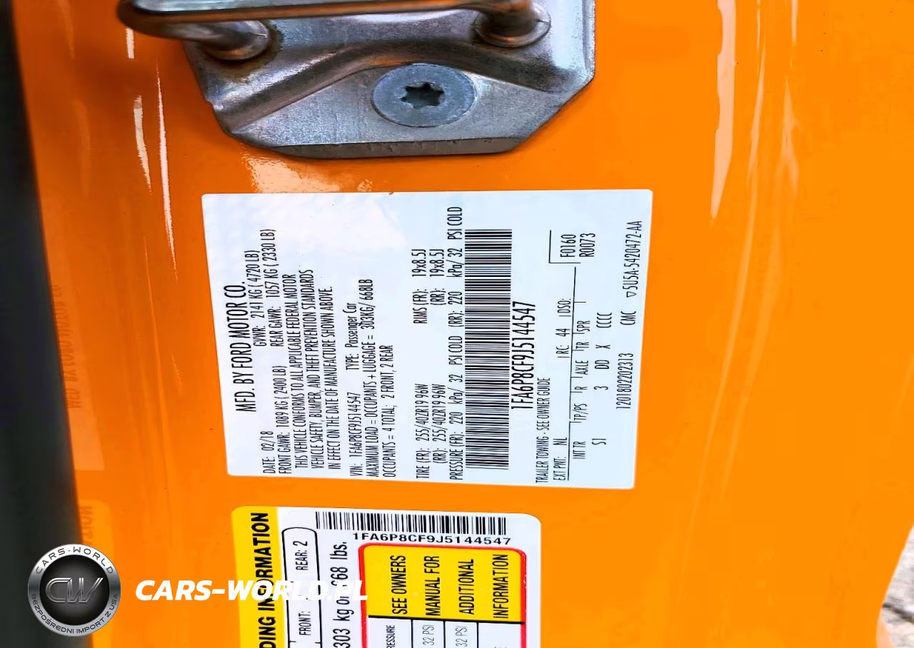 2018 Ford Mustang Gt VIN:1FA6P8CF9J5144547 - 12
