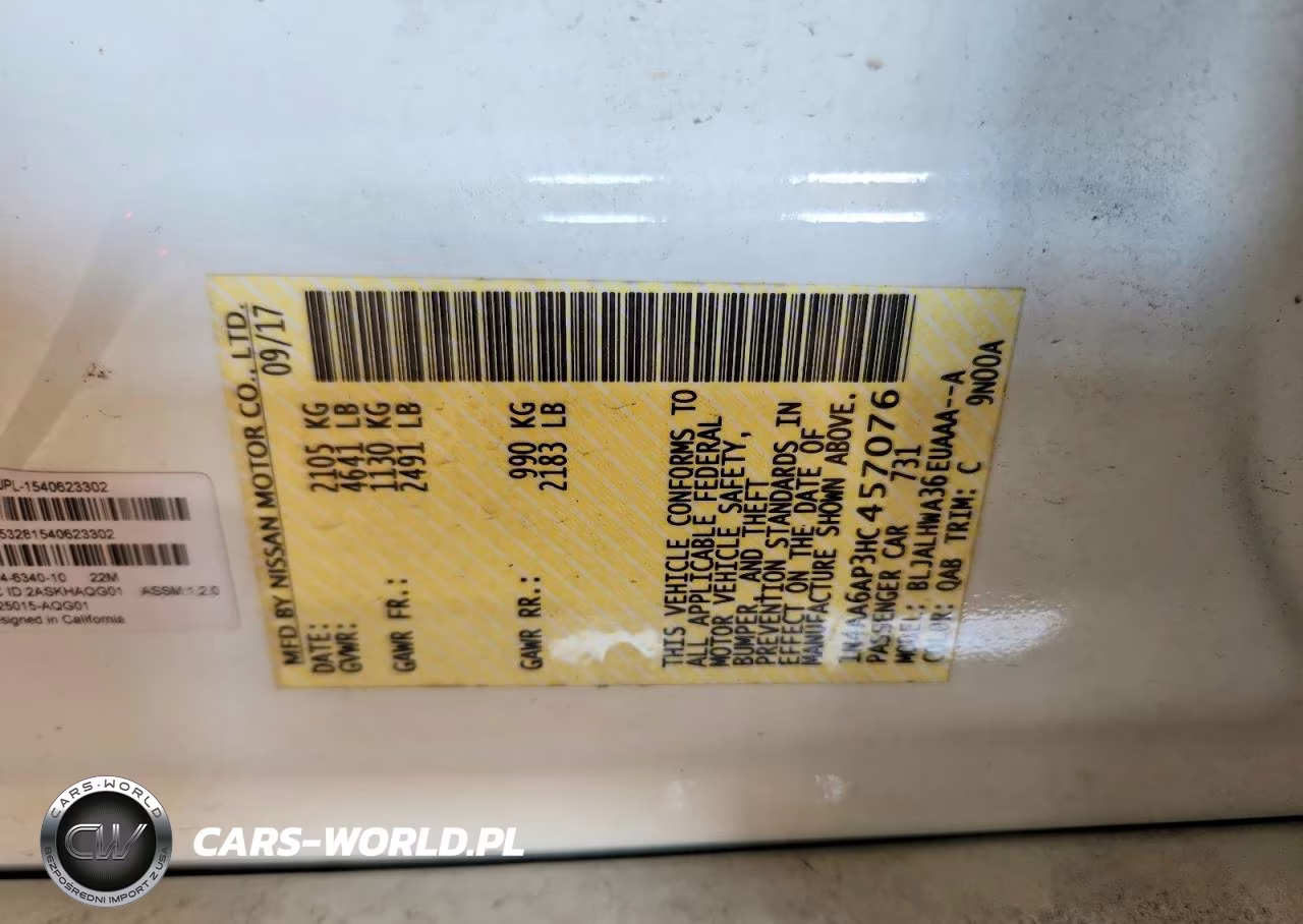 2017 Nissan Maxima Platinum VIN:1N4AA6AP3HC457076 - 12