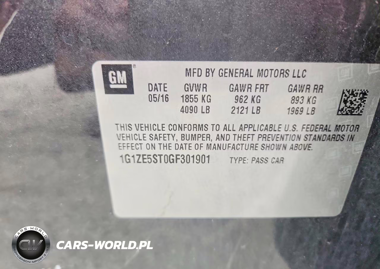 2016 Chevrolet Malibu Lt VIN:1G1ZE5ST0GF301901 - 12