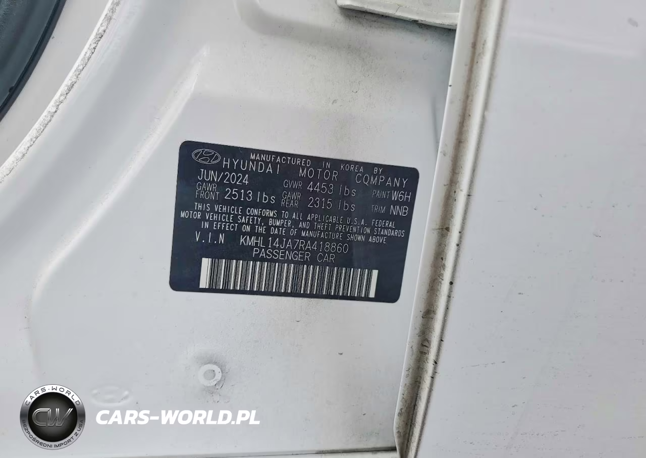 2024 Hyundai Sonata Sel VIN:KMHL14JA7RA418860 - 12