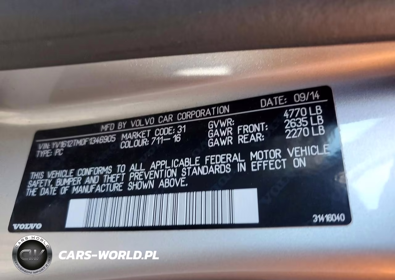 2015 Volvo S60 Platinum VIN:YV1612TM0F1346905 - 12