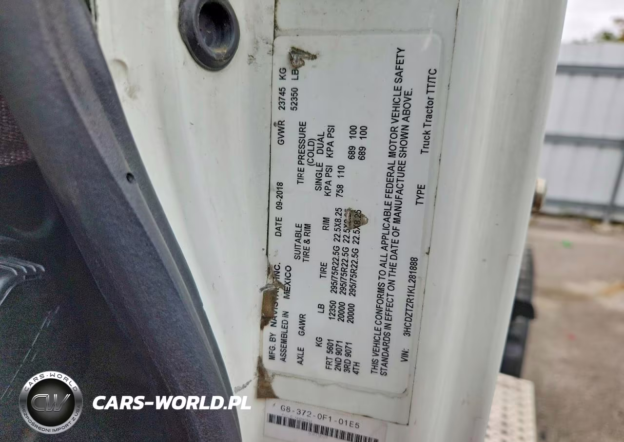 2019 International Lt625 - Semi Truck VIN:3HCDZTZR1KL281888 - 12