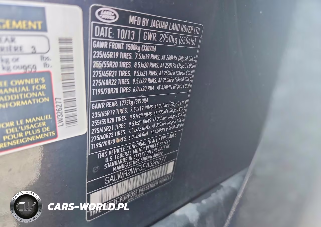 2014 Land Rover Range Rover Sport Hse VIN:SALWR2WF3EA326277 - 13