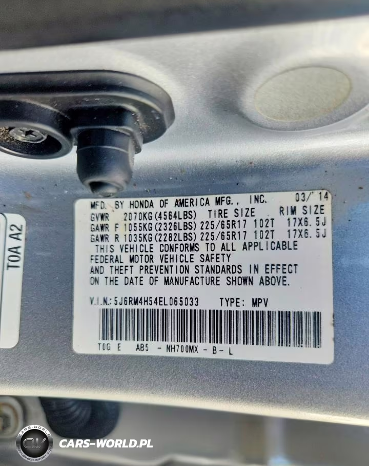 2014 Honda Cr-V Ex VIN:5J6RM4H54EL065033 - 13
