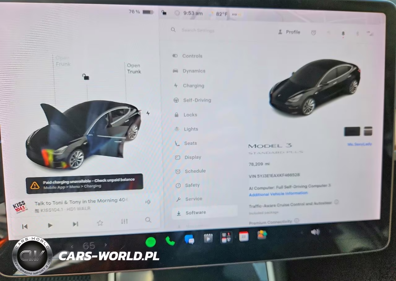 2019 Tesla Model 3 VIN:5YJ3E1EAXKF466528 - 9