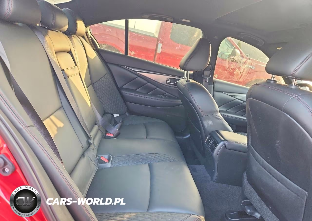 2020 Infiniti Q50 Red Sport 400 VIN:JN1FV7AR4LM660110 - 10