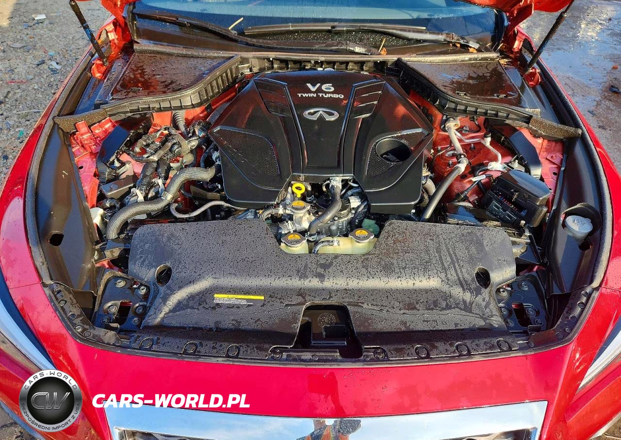 2020 Infiniti Q50 Red Sport 400 VIN:JN1FV7AR4LM660110 - 11