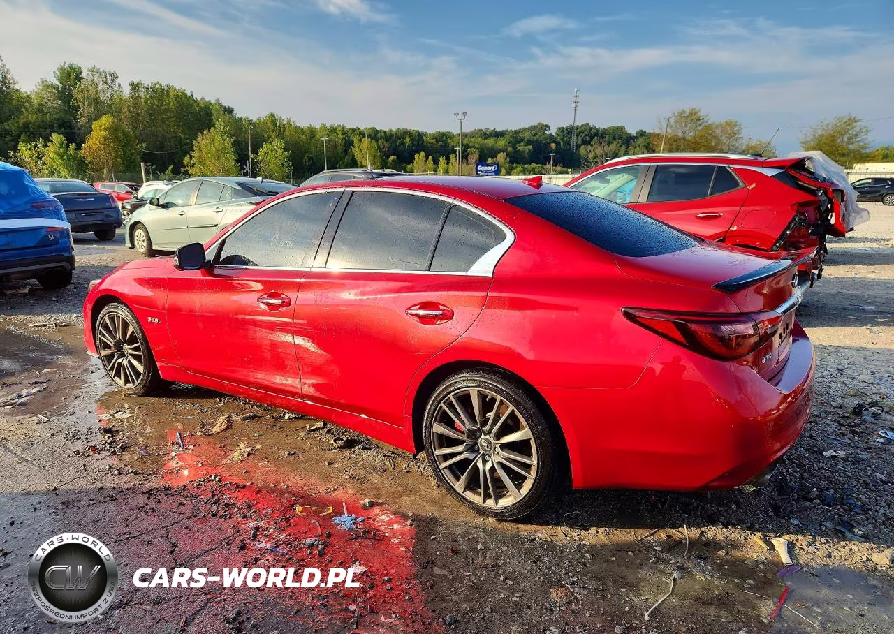 2020 Infiniti Q50 Red Sport 400 VIN:JN1FV7AR4LM660110 - 2
