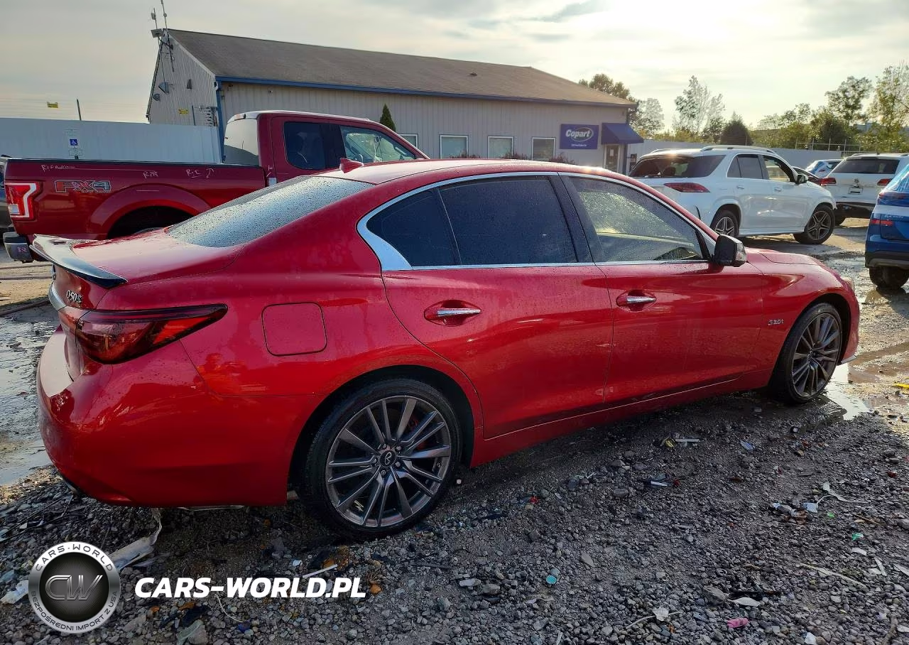 2020 Infiniti Q50 Red Sport 400 VIN:JN1FV7AR4LM660110 - 3