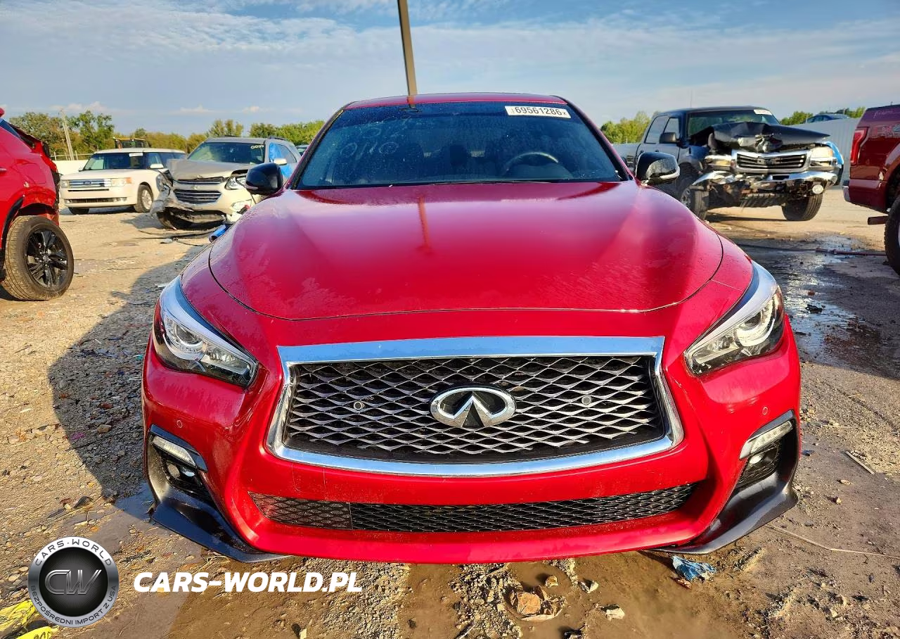 2020 Infiniti Q50 Red Sport 400 VIN:JN1FV7AR4LM660110 - 5