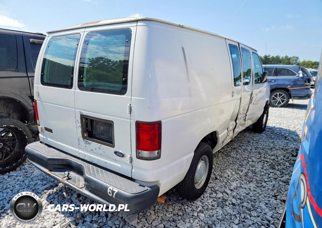 2001 Ford E150 Delivery Van VIN:1FTRE14271HA85254 - 3