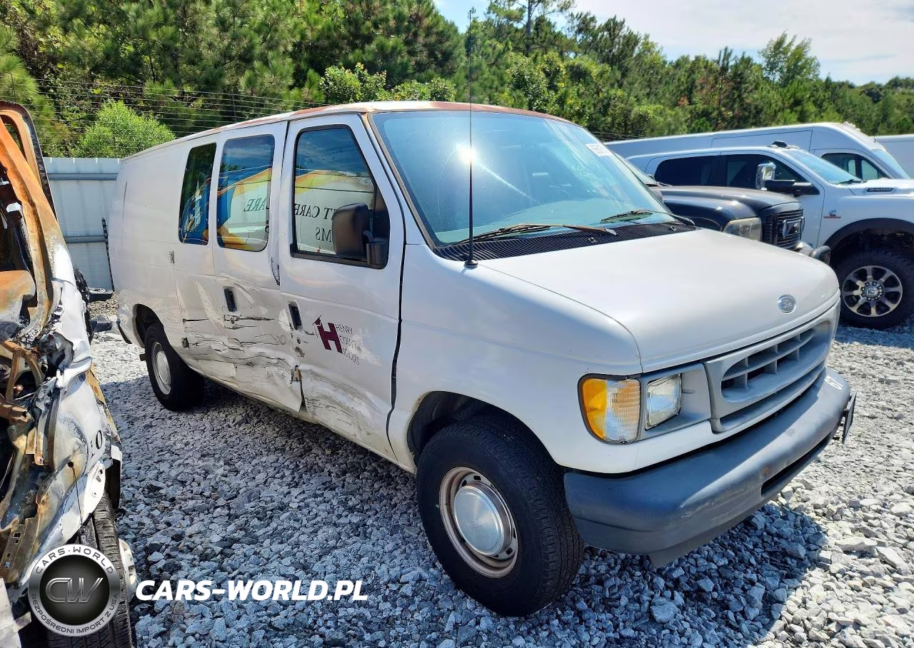 2001 Ford E150 Delivery Van VIN:1FTRE14271HA85254 - 4