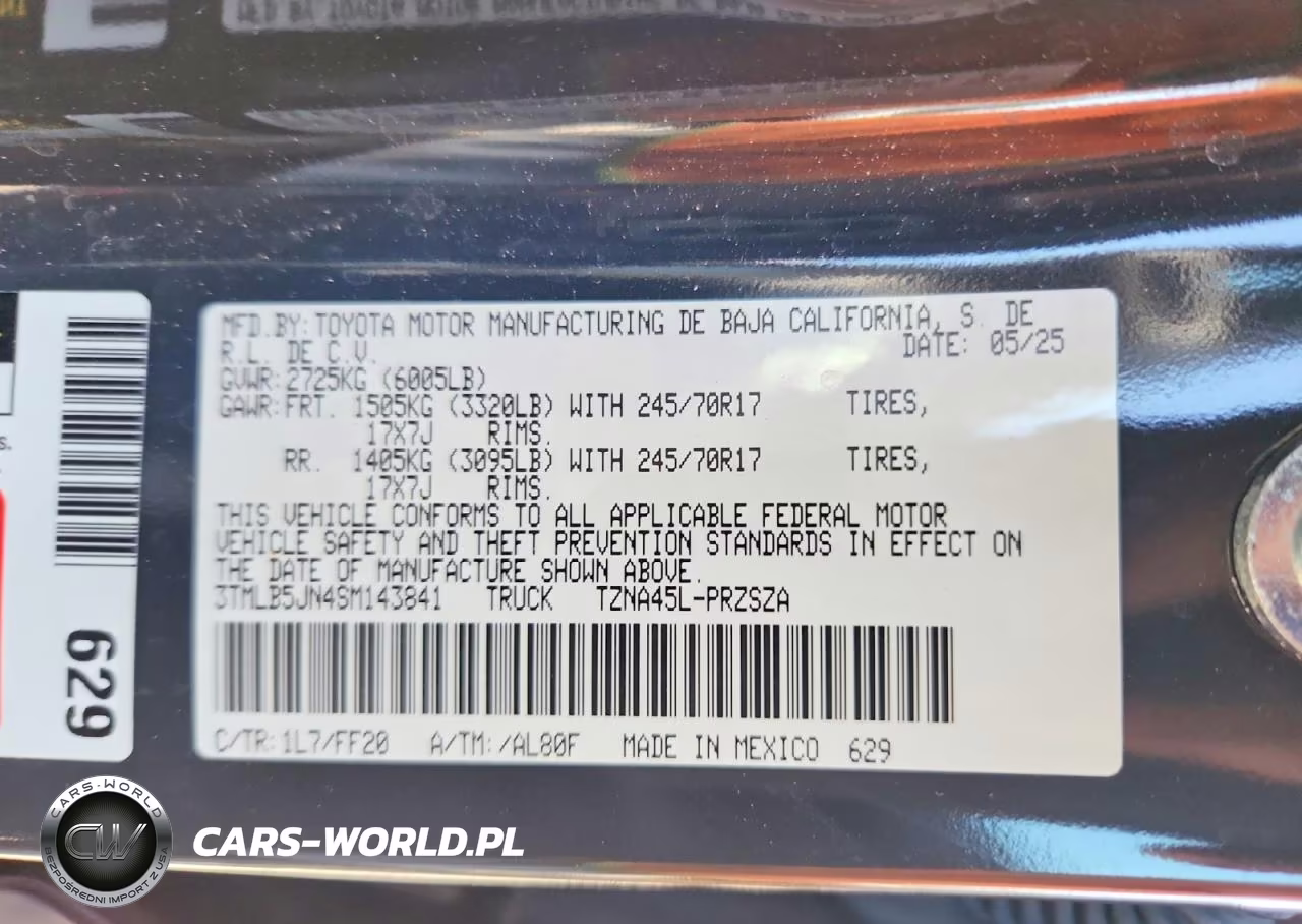 2025 Toyota Tacoma Sr5 VIN:3TMLB5JN4SM143841 - 12