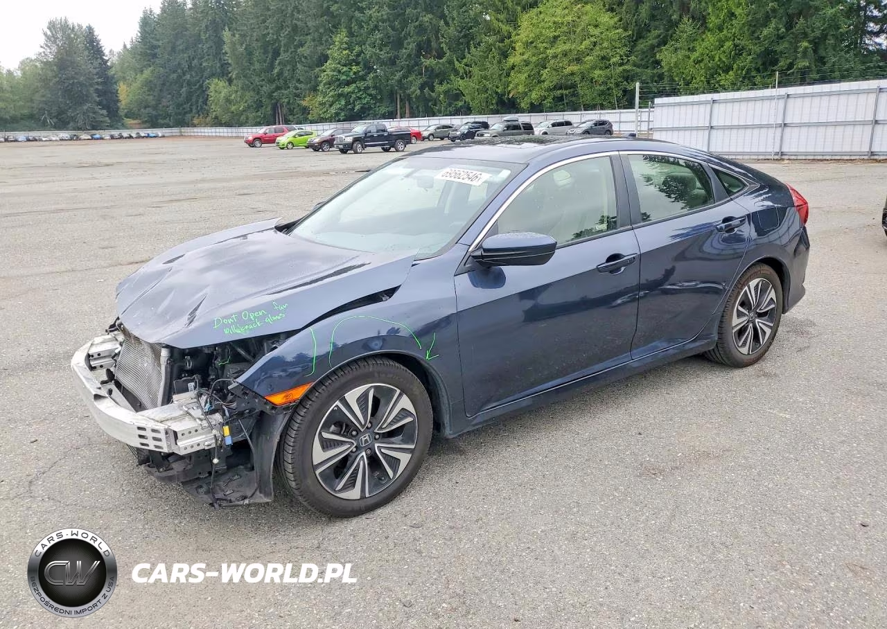 2018 Honda Civic Ex VIN:JHMFC1F39JX021672 - 1