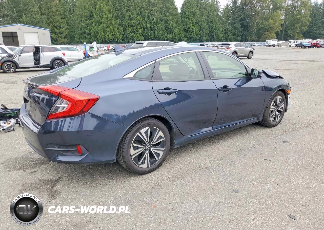 2018 Honda Civic Ex VIN:JHMFC1F39JX021672 - 3