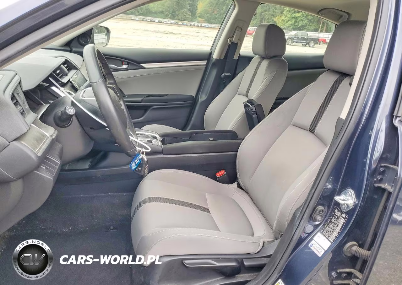 2018 Honda Civic Ex VIN:JHMFC1F39JX021672 - 7